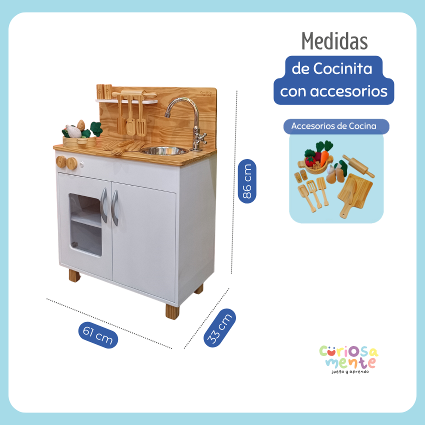 Cocinita c/ Accesorios (blanco) - Image 2