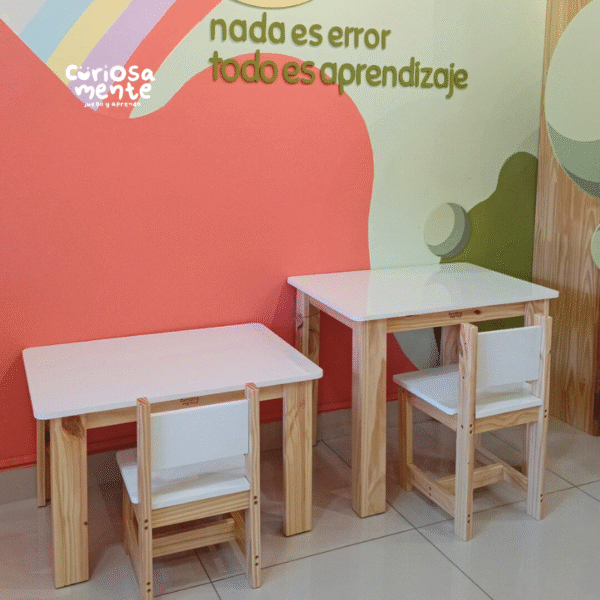 Mesa Infantil Pizarra c/ silla (+5 años)