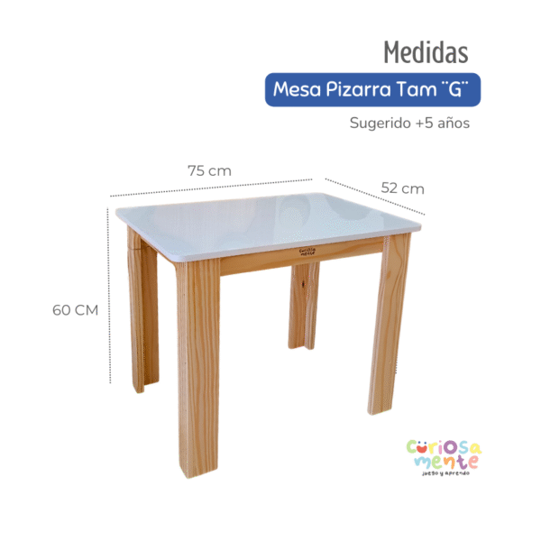 Mesa Infantil Pizarra c/ silla (+5 años) - Image 3