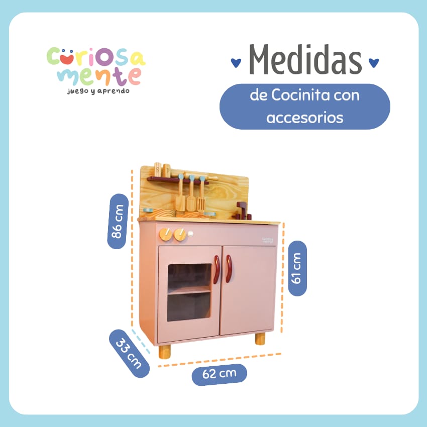 Cocinita c/ Accesorios (rosa) - Image 5