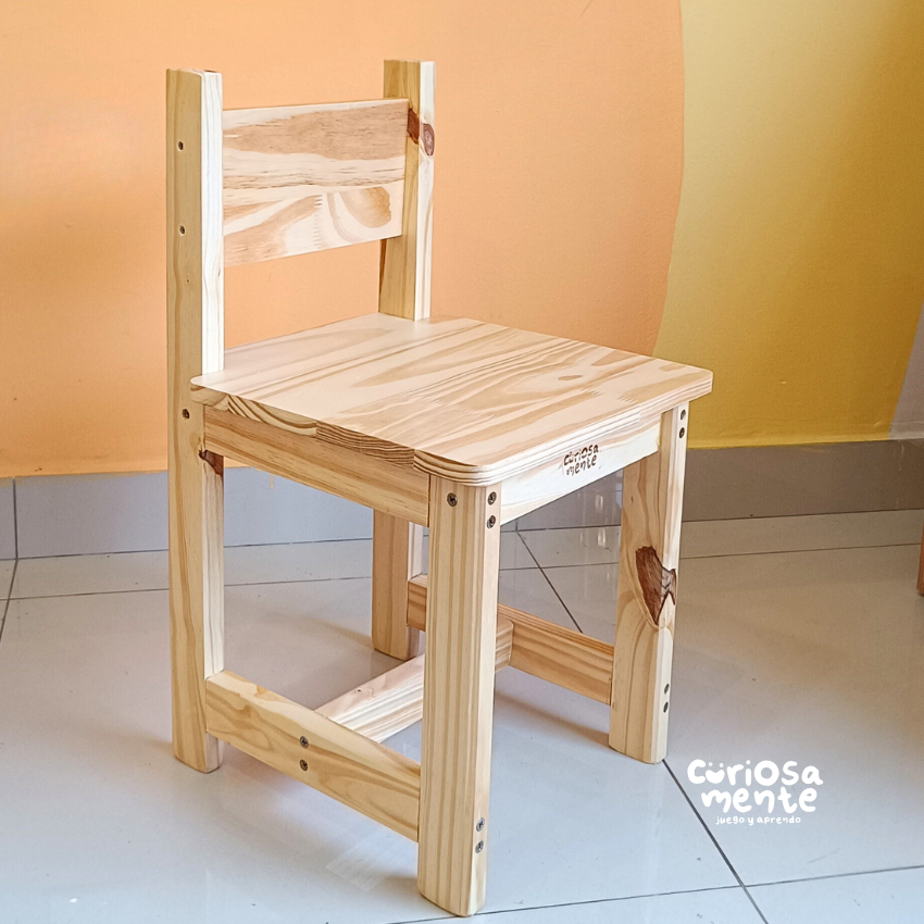 Mesa Infantil Pino c/ 1 silla (+6 años) - Imagen 2